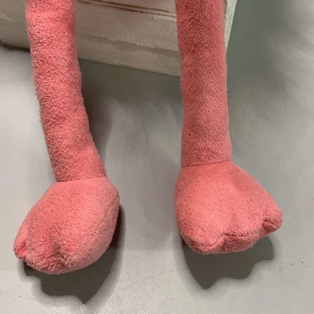 Aurora plush flamingo 🦩 fluffy faux fur body, faux suede beak and legs. - Picture 3 of 10
